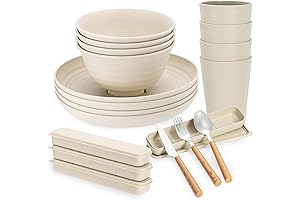Complete College Dorm Utensils Set for 4: Your Essential Dining Companion