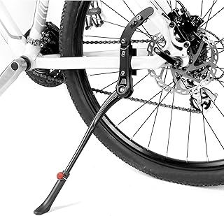 Bike Kickstand for Mountain Bike Bicycle Kickstand Adults 24 inch to 28 inch Adjustable Bike Side Stand Fit for Mountain Bike/Road Bike/BMX/MTB