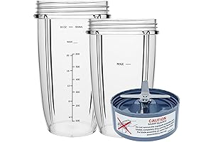 Blender Cups for Nutribullet,Nutribullet Blender Replacement Cups with Extractor Blade