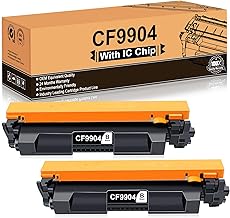 Hanink Brand Name Cf9904 Black Laser Toner Cartridge Compatible With Printer Models Vivid Printing Long-lasting 2 Pack