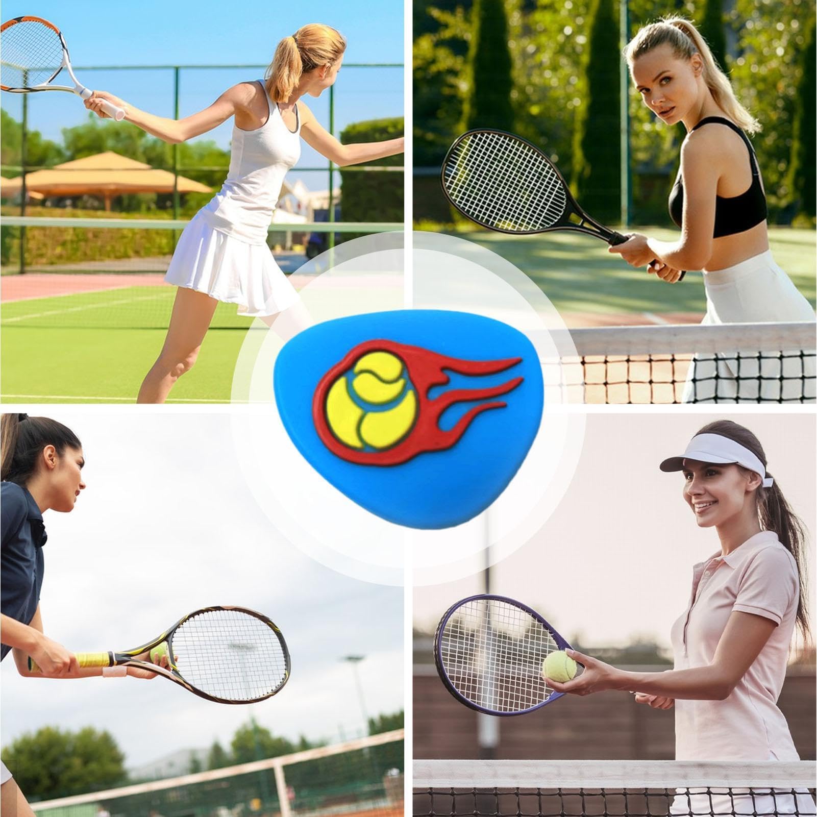 Protection Racket Cartoon Silicone Racket Shock Absorber Silicone Tennis Vibration Damper – Shock ...