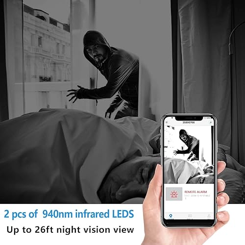 Miniatura 5 de Cámara IP de batería más pequeña, detector de cámara espía HD1080P, cámara de seguridad inalámbrica Wifi, cámara de niñera, monitor de bebé con