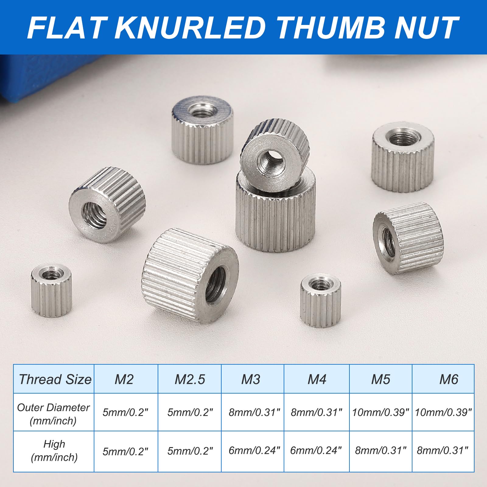 PATIKIL M6 Knurled Thumb Nuts - Image 4