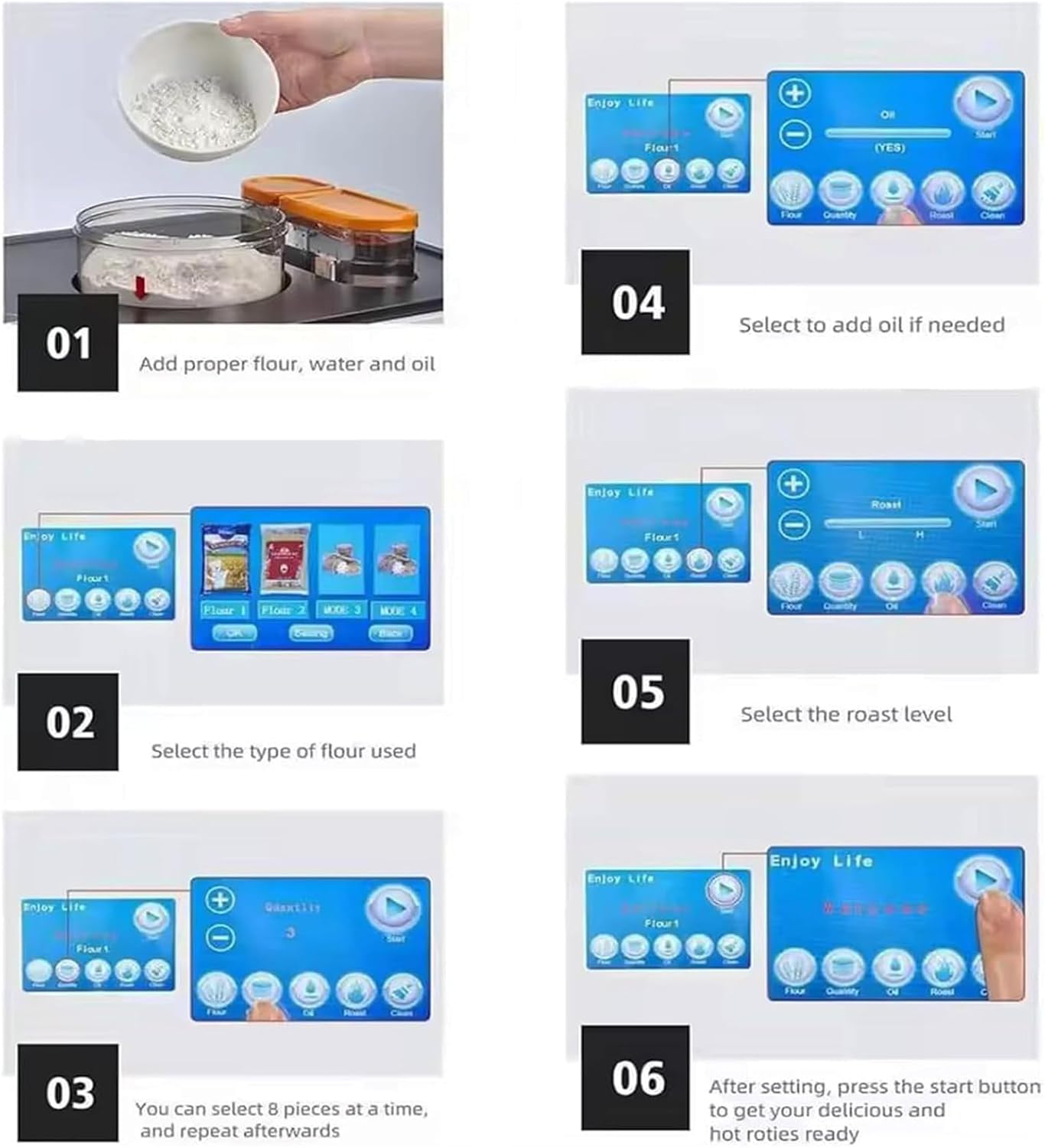 A Guide to Using the WHIPIN Roti and Tortilla Machine