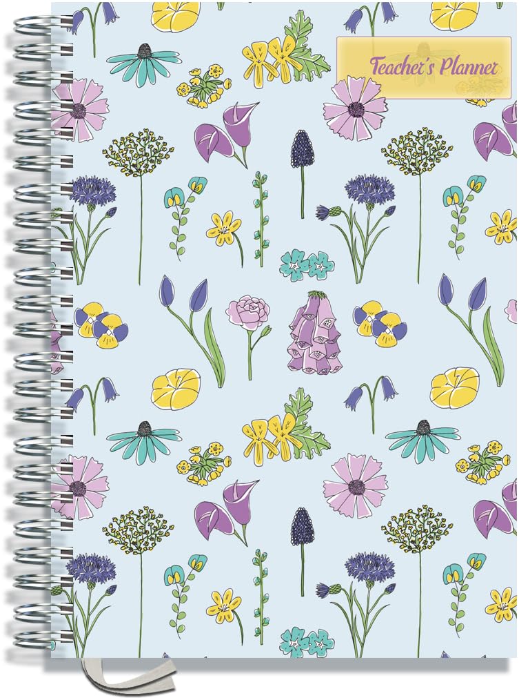 Teacher Planner 2026-2027 by Pirongs A4 10 Lesson - Spring Flower — image 1