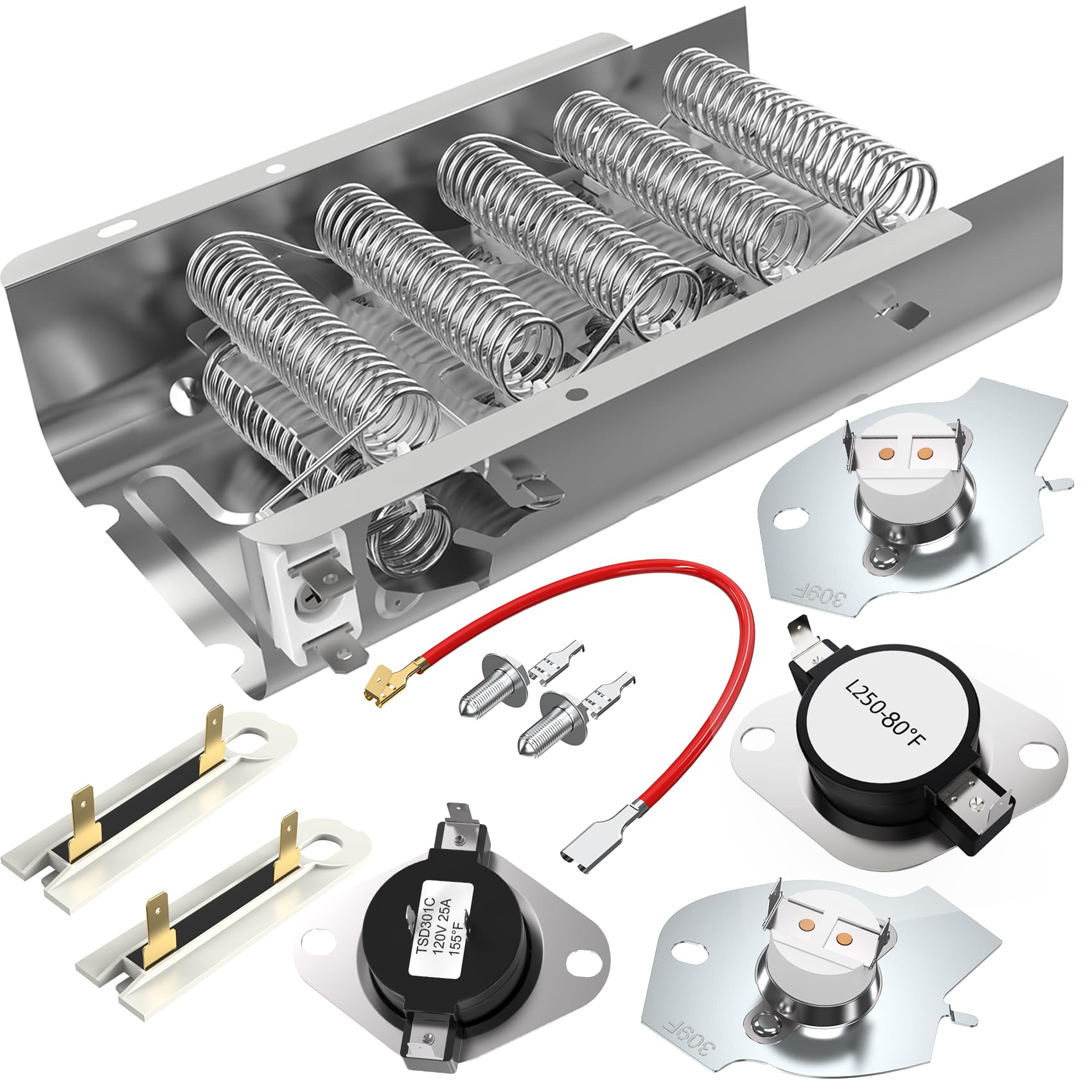 Dryer Heating Element for Whirlpool AmanaKenmore 70 80 Series_parts by Cobectal 