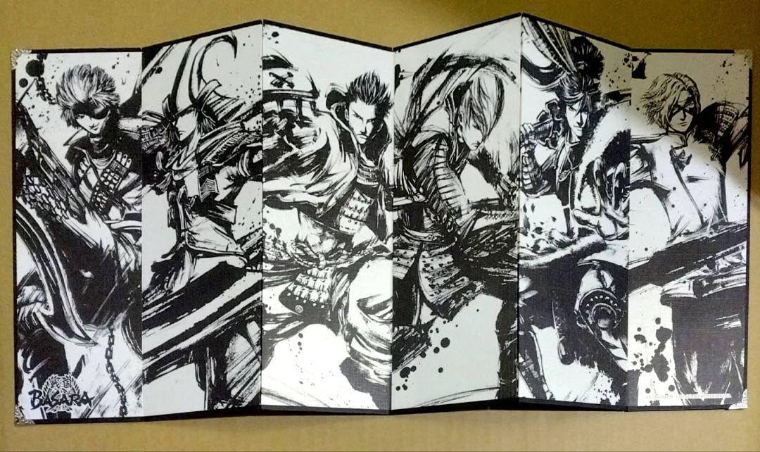 Amazon.co.jp: 戦国BASARA 墨絵6曲屏風 : ホビー