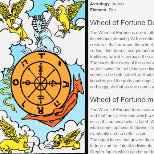 Tarot cards App
