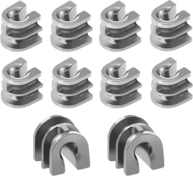 10-Pack String Trimmer Head Eyelet Sleeves, Replacement Weed Eater Head Parts for Stihl FS90R FS100RX FS110R FS130R FS240R FS55 FS56 FS80 FS85 FS110, Trimmer Head Parts for Autocut 25-2 Eyelets