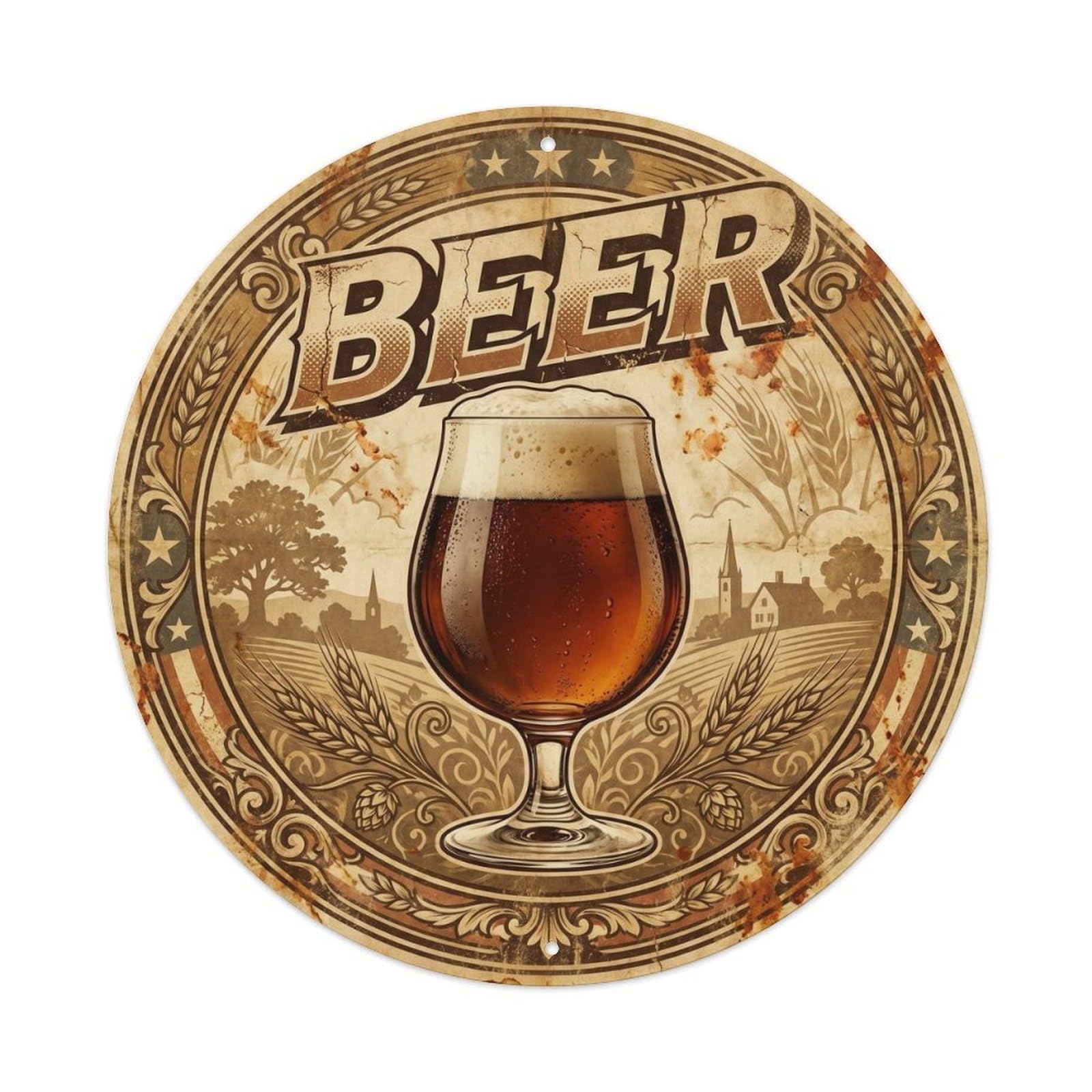 Drink Culture British Travel Beer Ale House Retro Diner Metal Tin Sign