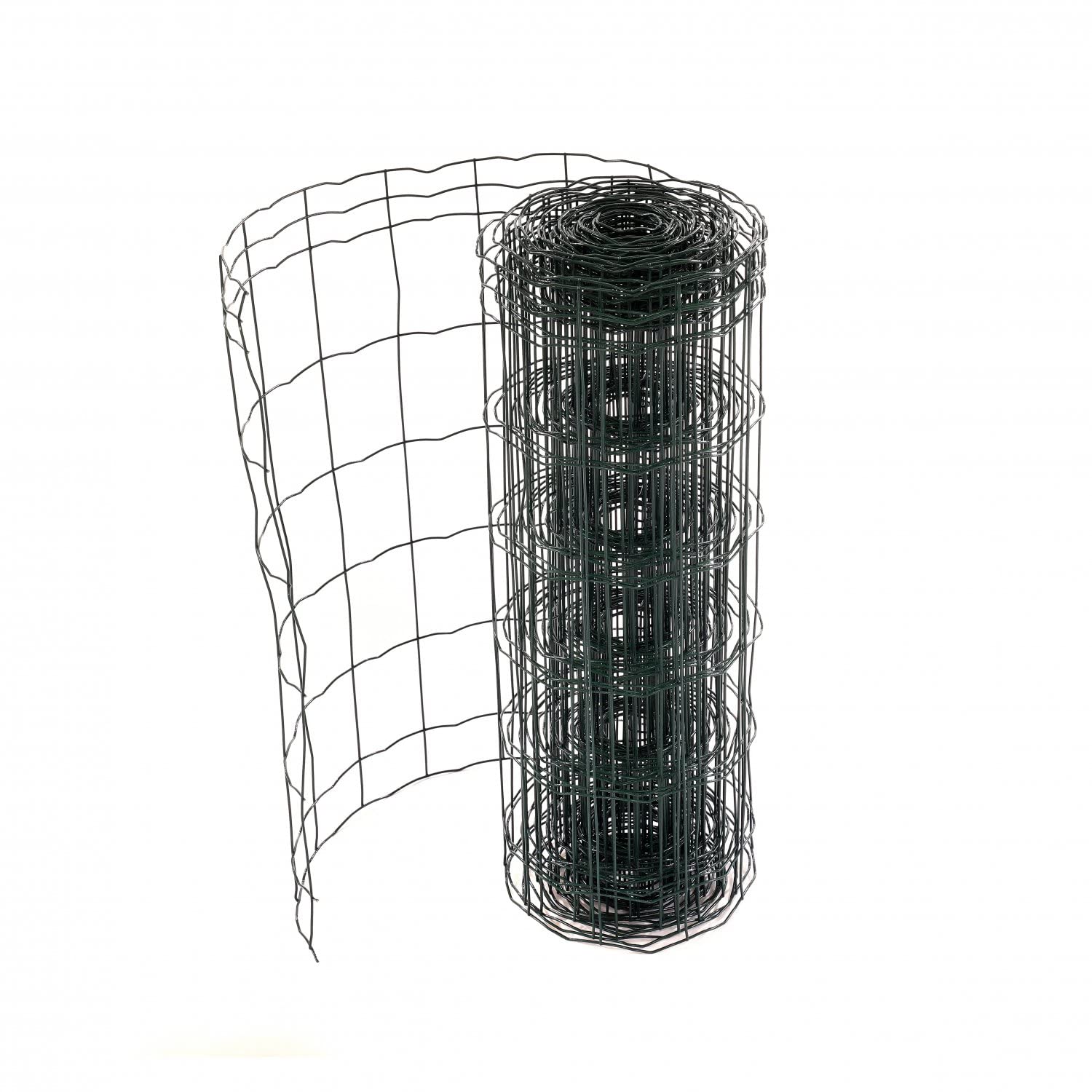 Oypla Green 0.6M X 10M Pvc Coated Galvanised Steel Wire Mesh Stock Fencing Garden Euro Fence