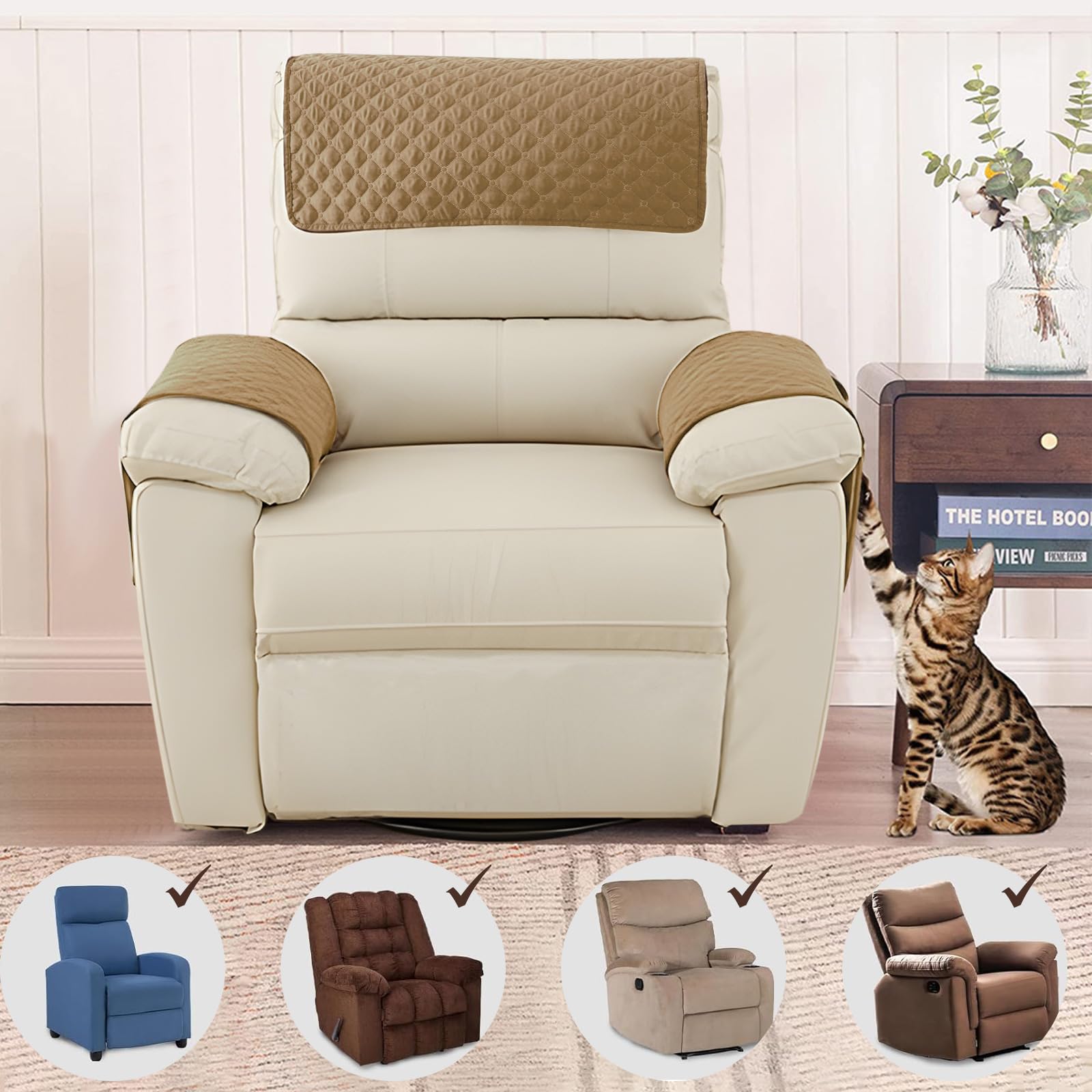 3Pcs Sofa Armrest Cover - Image 4