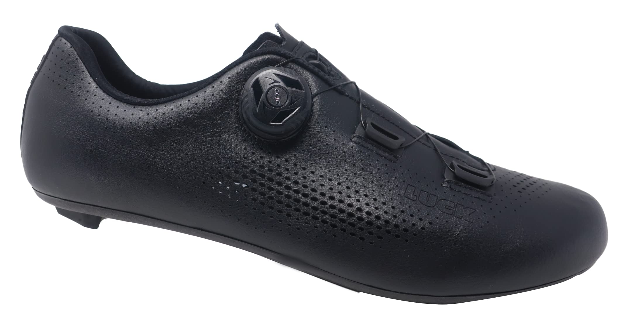 LUCK , Scarpe da ciclismo da strada Light, con suola in carbonio e sistema rotativo di precisione.