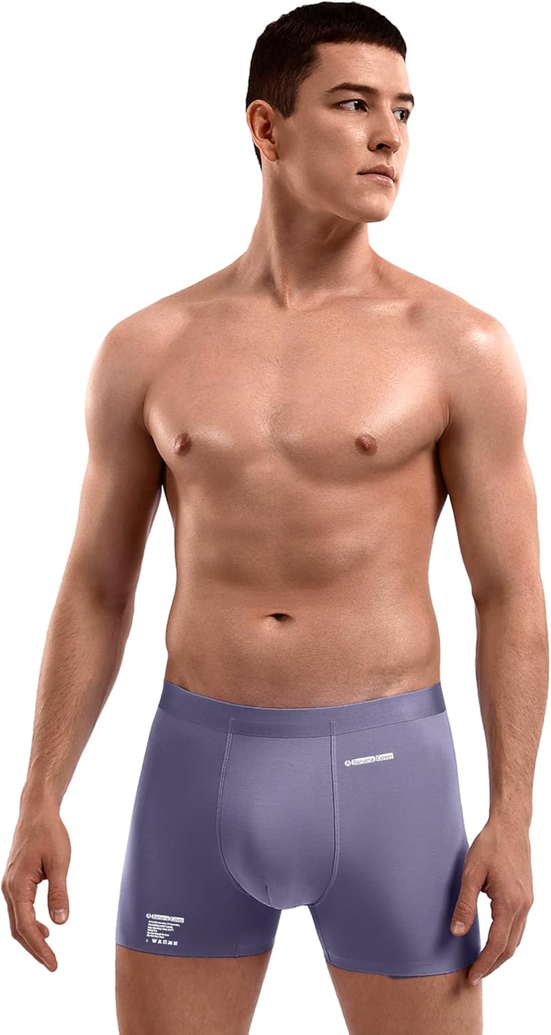 Premium Men's Naked Feeling Air Micro Modal Boxer Briefs - Softer Than Cotton-Athleisure Mens Underwear Trunks - Image 7