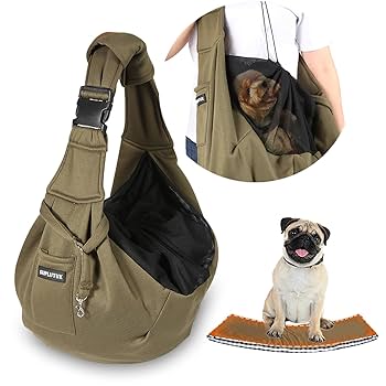 Amazon.co.jp: SuplutuX ペットスリング 犬 抱っこ紐 スリング 肩掛け