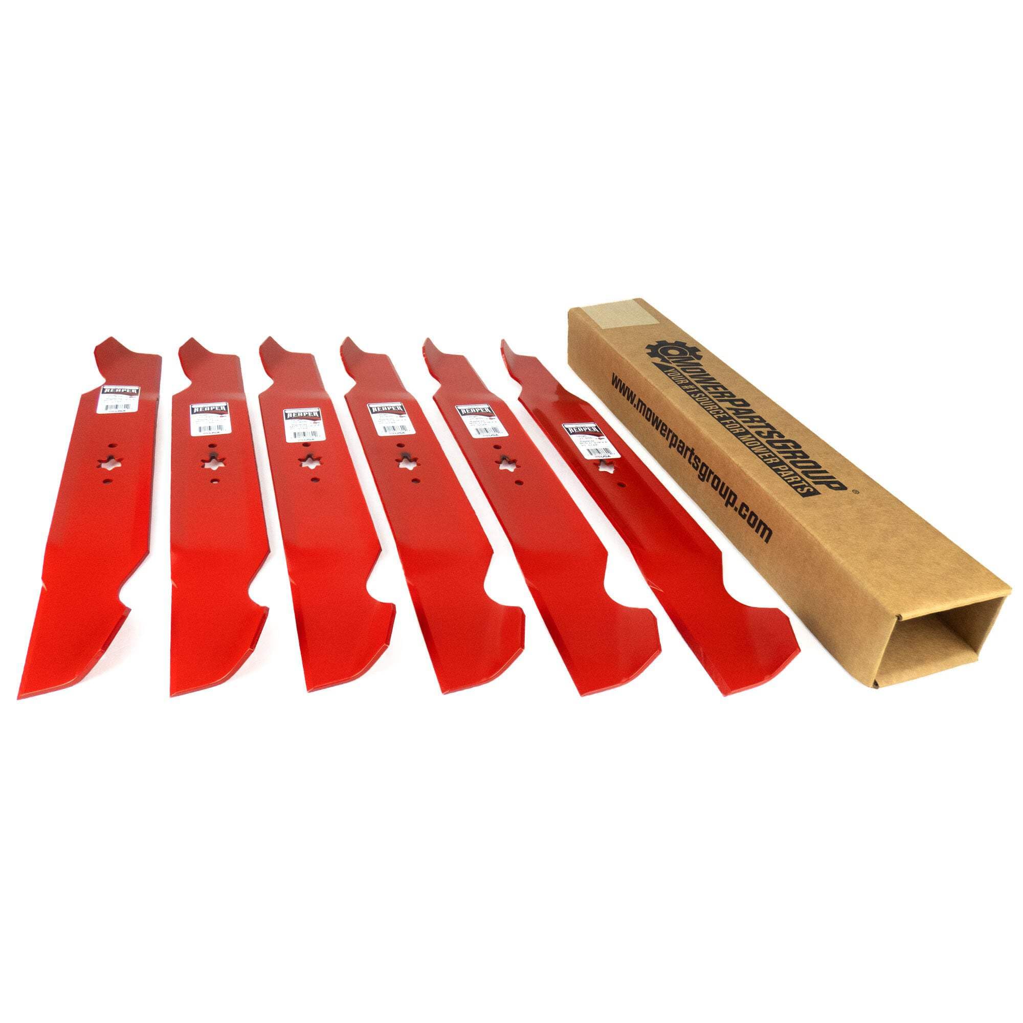 Amazon.com - MowerPartsGroup (6) Reaper Blades Compatible with Cub