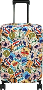 HYPER VENTURE Luggage Cover Suitcase Protetor, World Voyage, L, World Voyage