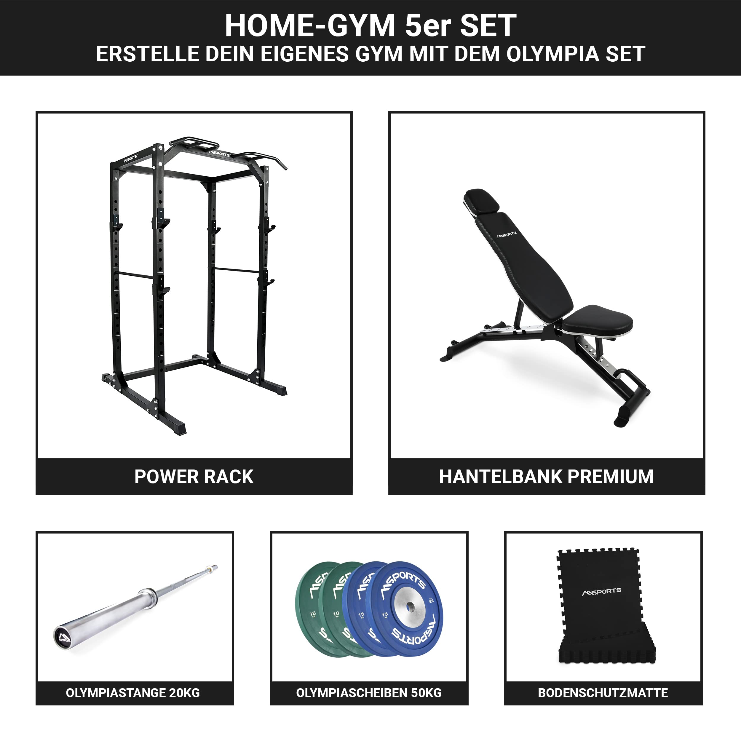 Home Gym collezioni Premium – selezionabile da starter a professionista