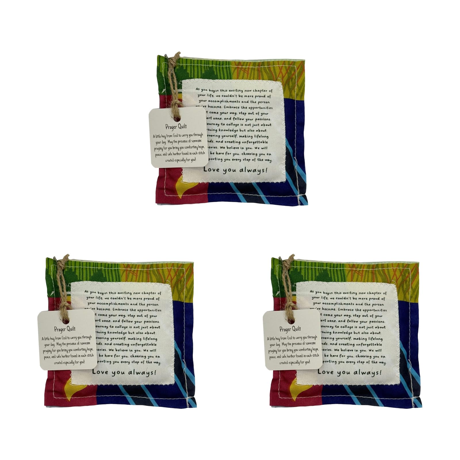 Piceioep Sturdy Prayer Bag Featuring Motifs for Worship Comfort and Festival Presentation Brightly Colored Blessing Bags