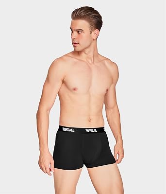 YESWEL Bamboo Boxers for Men, No Itchy Labels Underwear, Breathable Boxer Shorts, Soft Underpants Trunks Multipack of 4 & 6 (M-3XL)
