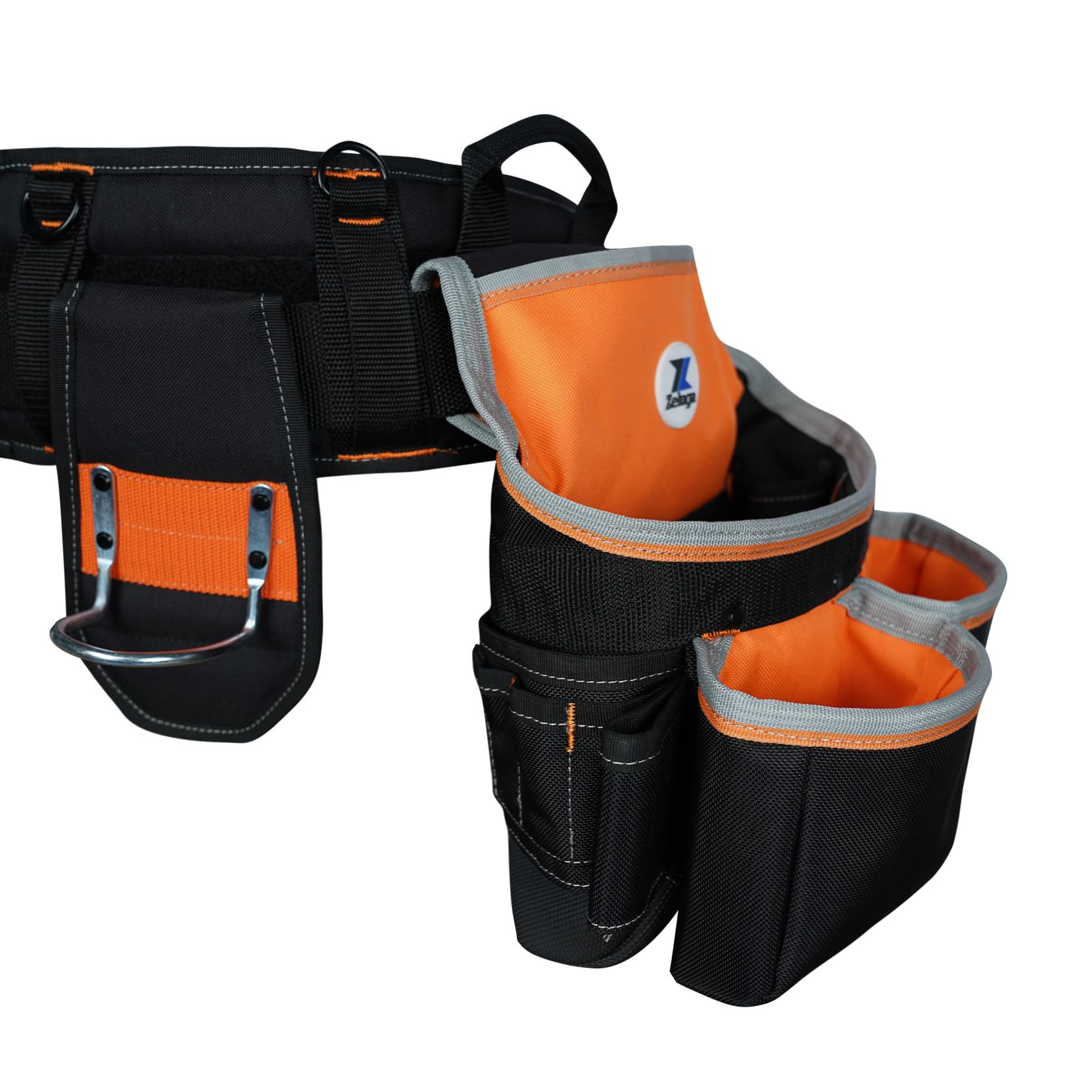 Zeluga 20-216 Equipo de herramientas y clavos de poliéster, naranja/negro