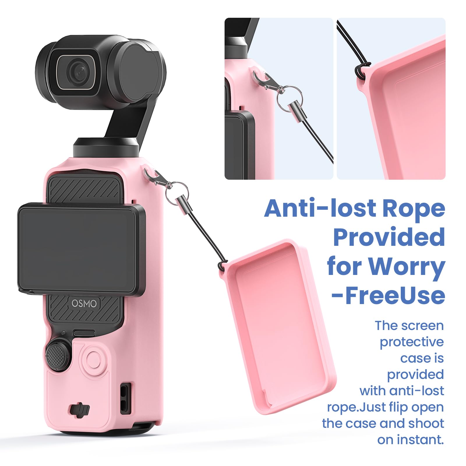 Amazon.com : Silicone Protective Case Cover for DJI Osmo Pocket 3