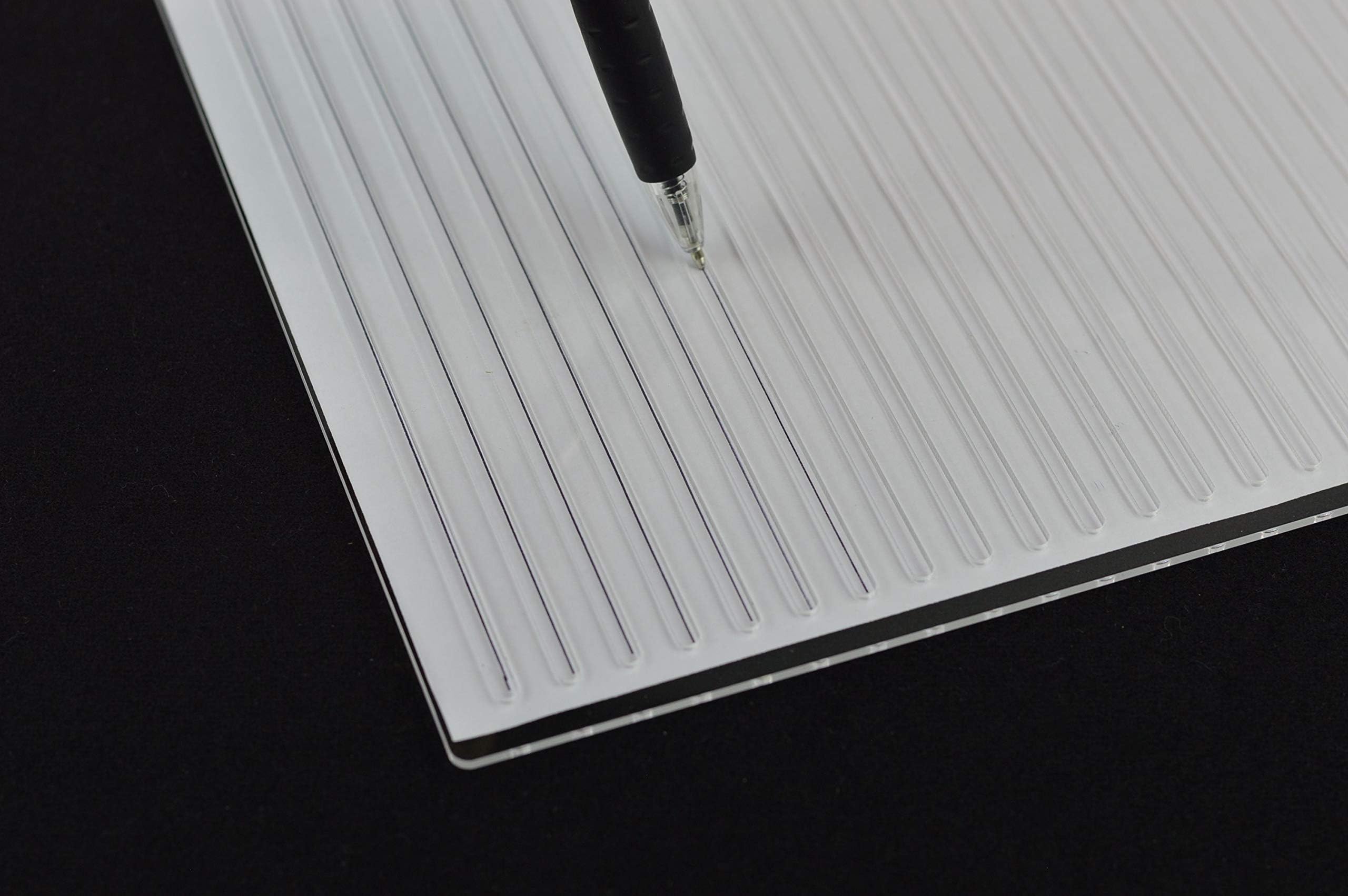 Pos Display Shop A4 Clear Acrylic Line Guide Guidelines Straight Line Stencil Template for straighter Handwriting
