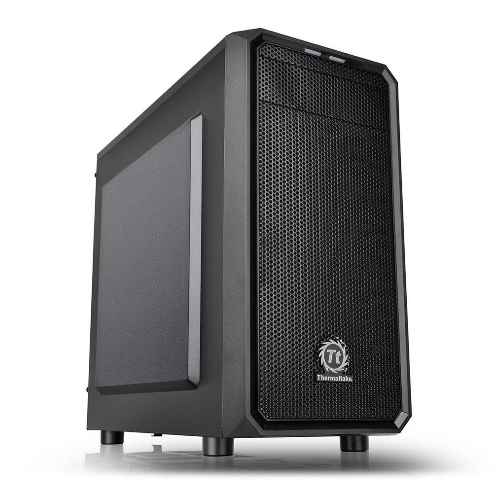 Thermaltake Versa H15 Micro Case per PC Mini, Nero, 378 x 198 x 411 mm