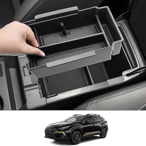 Miniatura 3 de CDEFG Organizadores de consola central Impreza Crosstrek 2024 para Subaru ImprezaCrosstrek 2024 Organizadores de consola central para reposabrazos