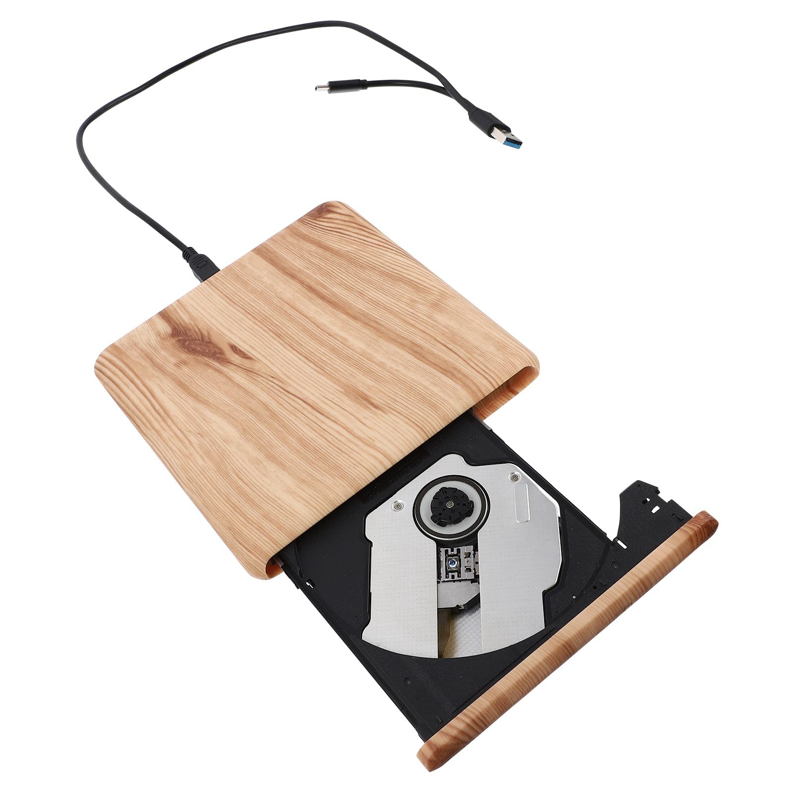 Type-c USB 3.0 External DVD CD Drive Burner for Laptop Computer Portable Optical Disk Player Compatible with Notebooks and Desktops-image-29