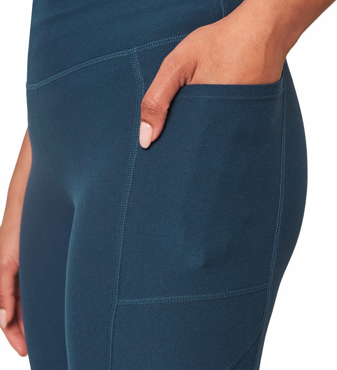 Mondetta Womens Midweight High Waisted Bike Shorts