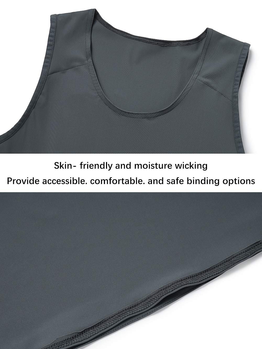 Idtswch Ceinture de Poitrine pour Soutien-Gorge de Compression pour transgenre