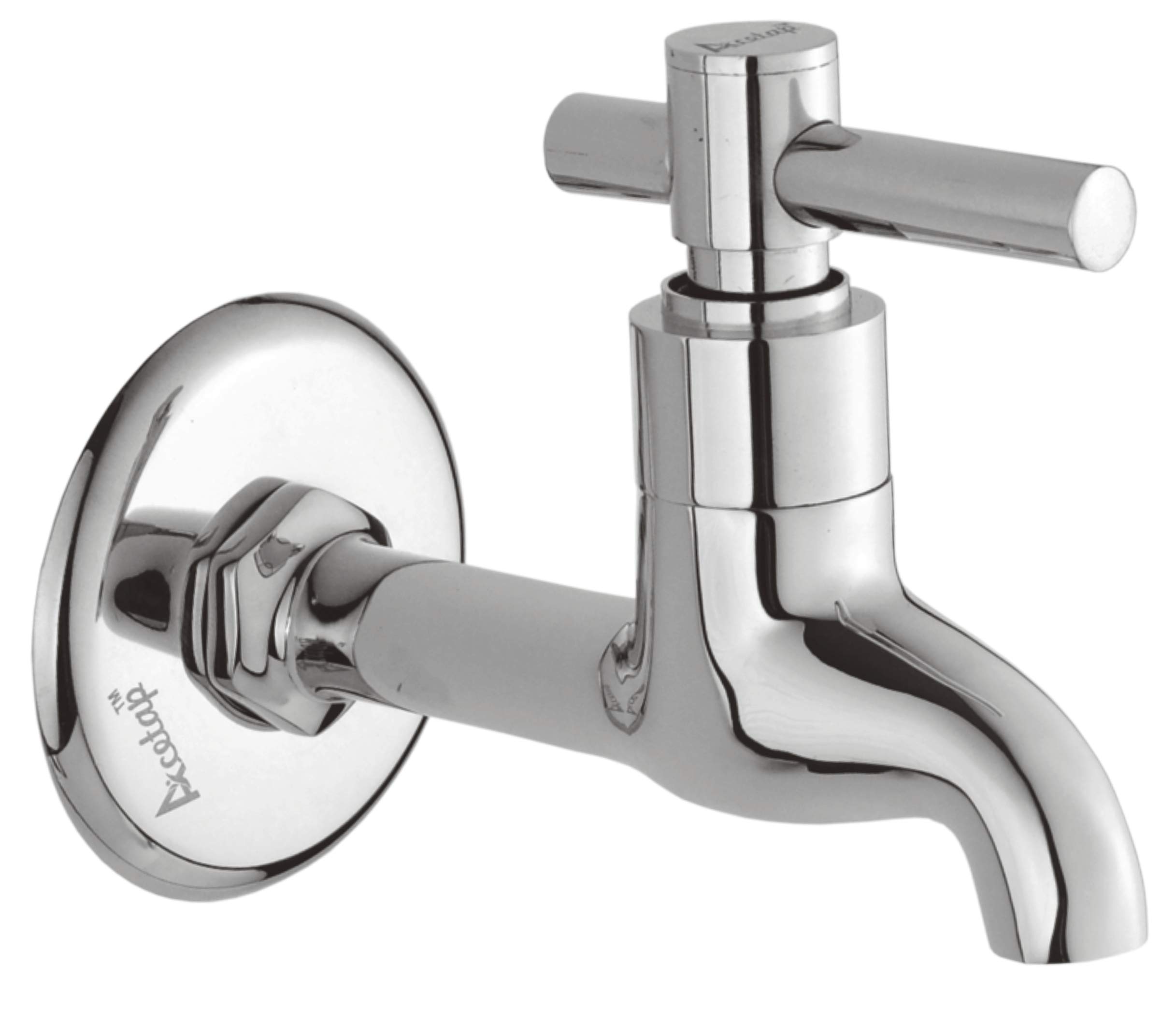 Acetap Brass Long Bib Cock Sparrow Series Chrome Plated with Wall Flange