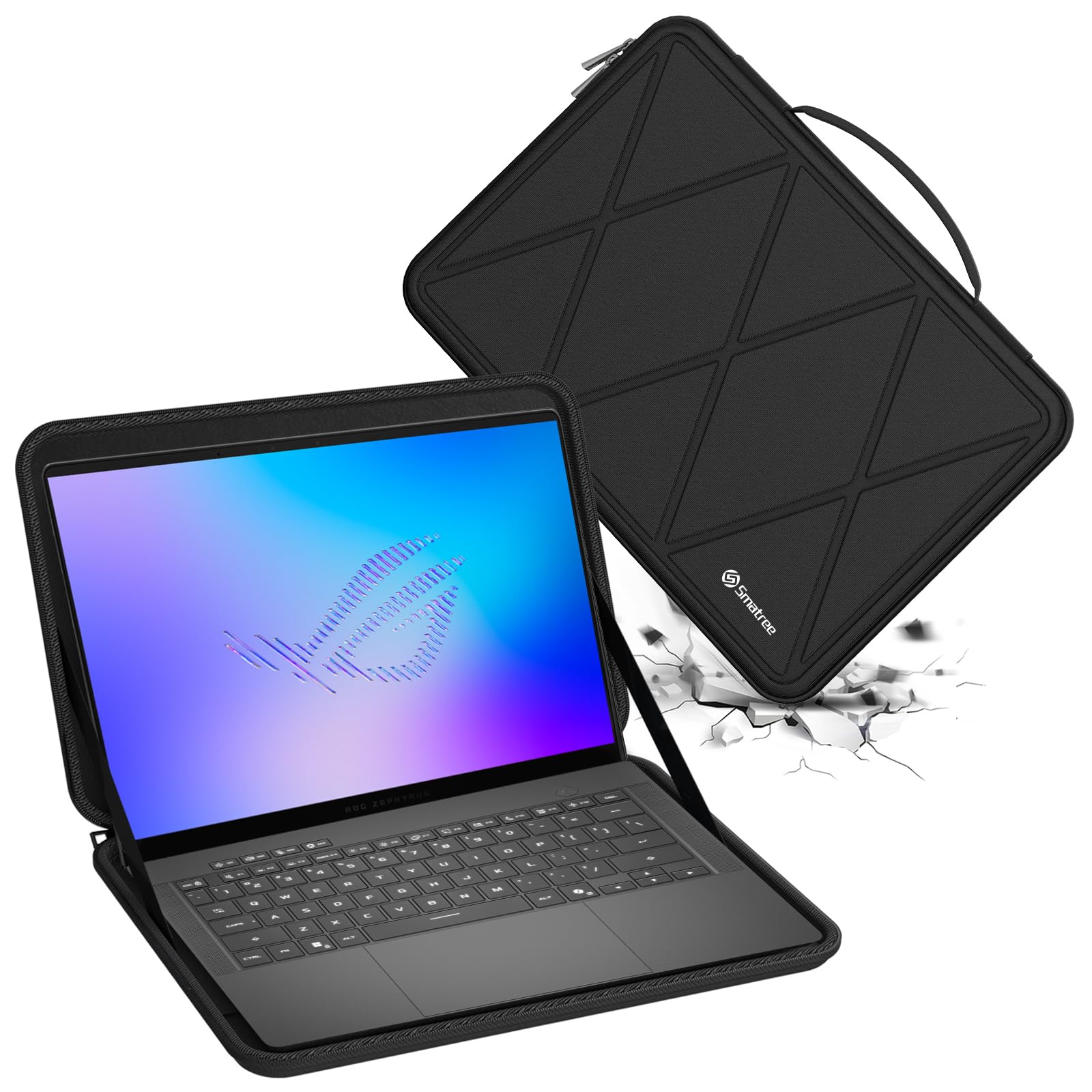 Hard EVA Protective Sleeve Case Compatible for 14 inch ASUS ROG Zephyrus G14 2026 GU405/2025/2024/2023, for ASUS ROG Zephyrus G14 Laptop Notebook Bag (X8253)