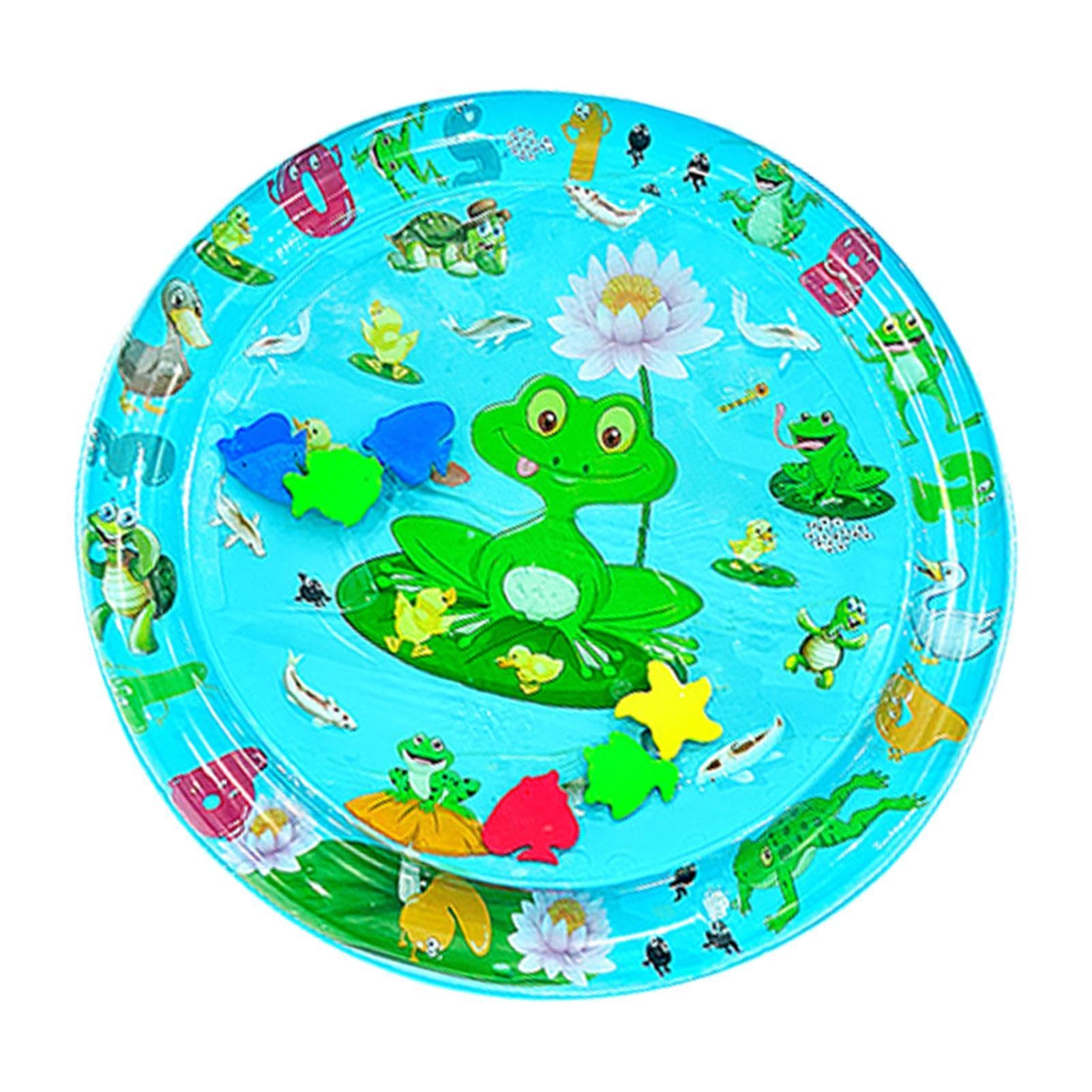 Muiltvoe Sensory Water Mat for Cats,Kitten Teaser Toys | Pet Cooling Mat for Summer, Water Sensory Playmat for Cats, Interactive Cat Toy for Summer Hot Days