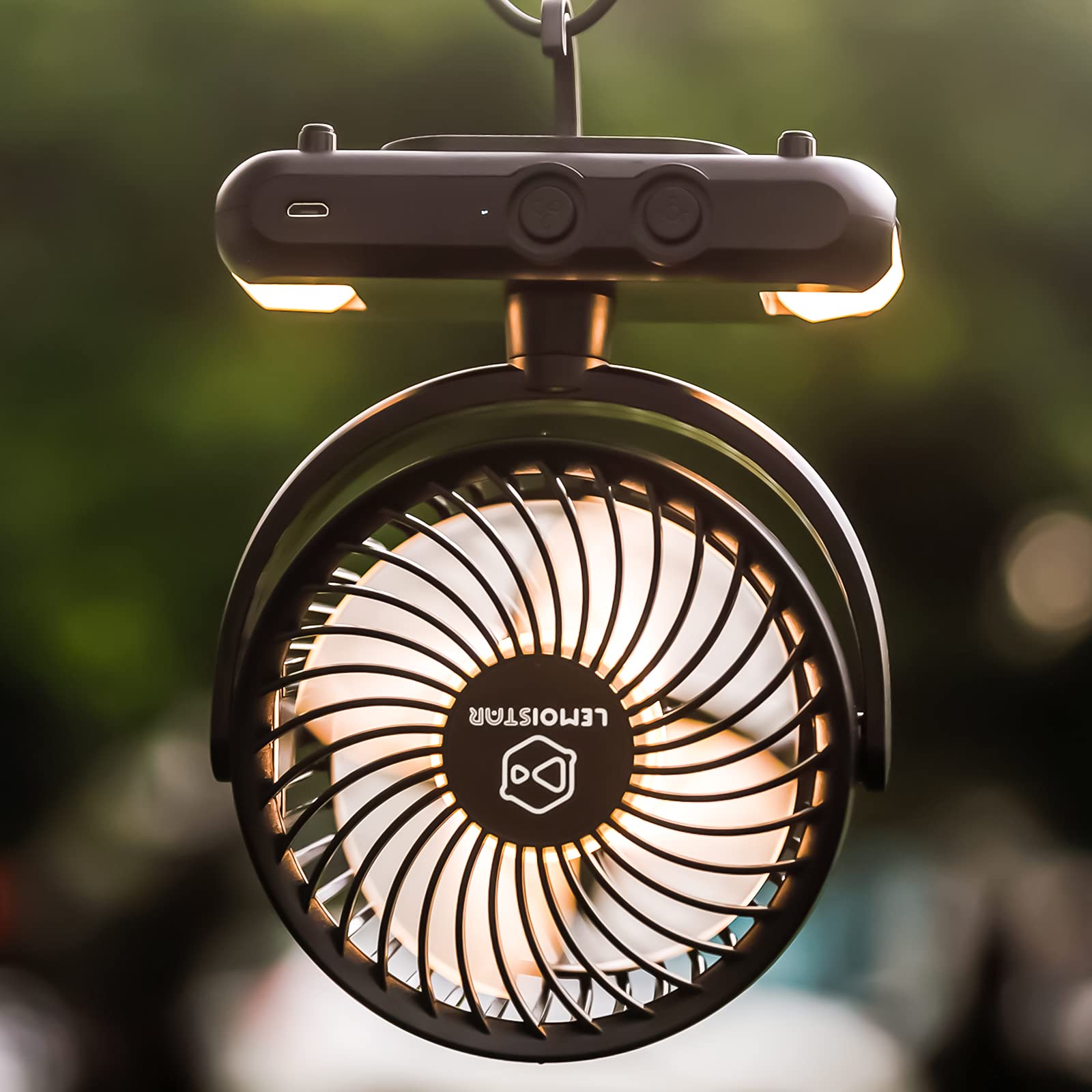 Buy Portable Personal USB Desk Fan with Max 83 Hrs Working Time, 3