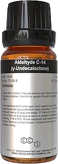 CCS CONSOLIDATED CHEMICAL & SOLVENTS Aldehyde C-14 (Gamma Undecalactone) | High Purity Aroma/Flavor Compound - 30mL (1 Fl Oz)