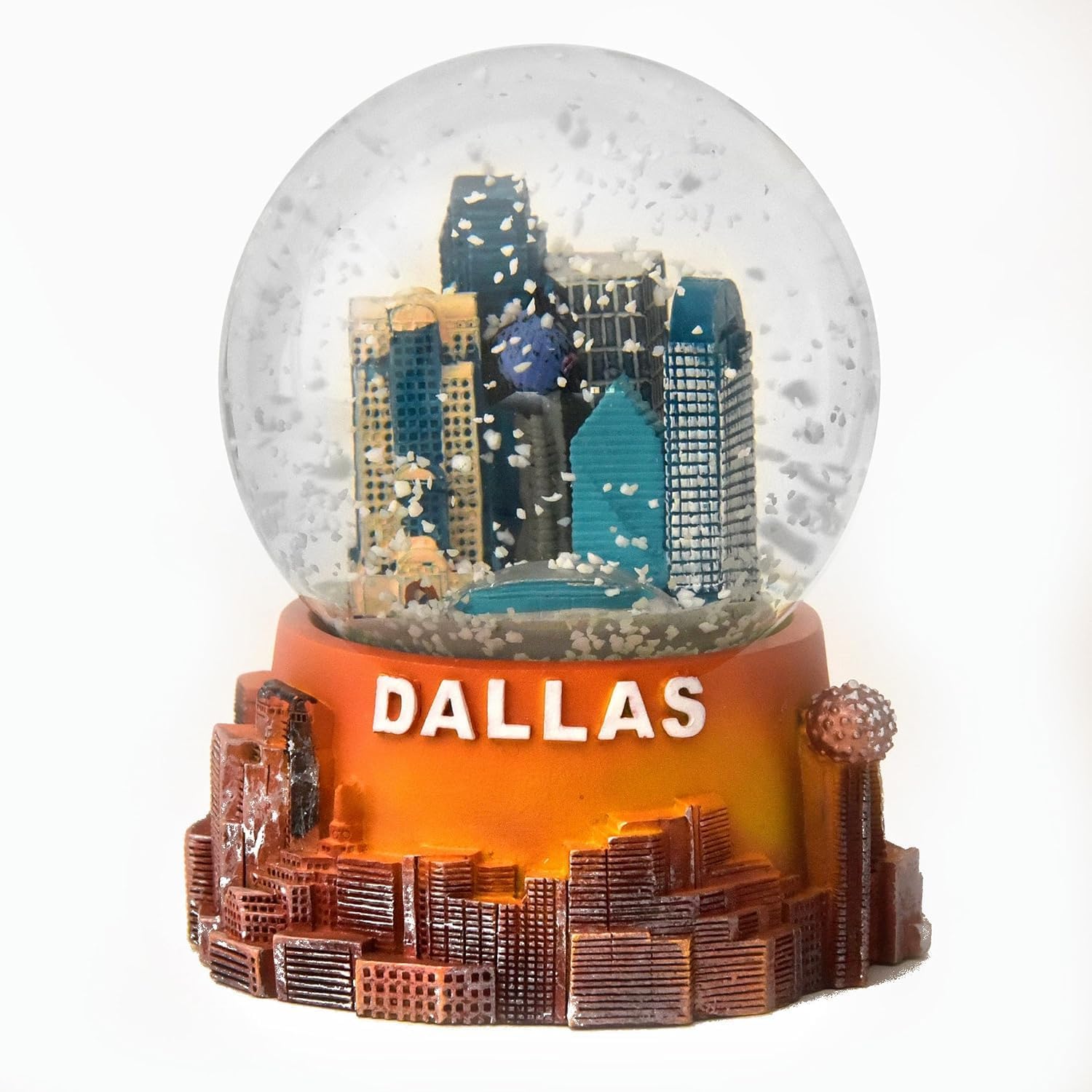 Dallas Texas Snow Globe 65mm Tri-State Souvenir and Novelty
