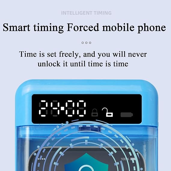 Phone Lock Box With Timer Portable Transparent