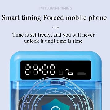 Phone Lock Box With Timer Portable Transparent