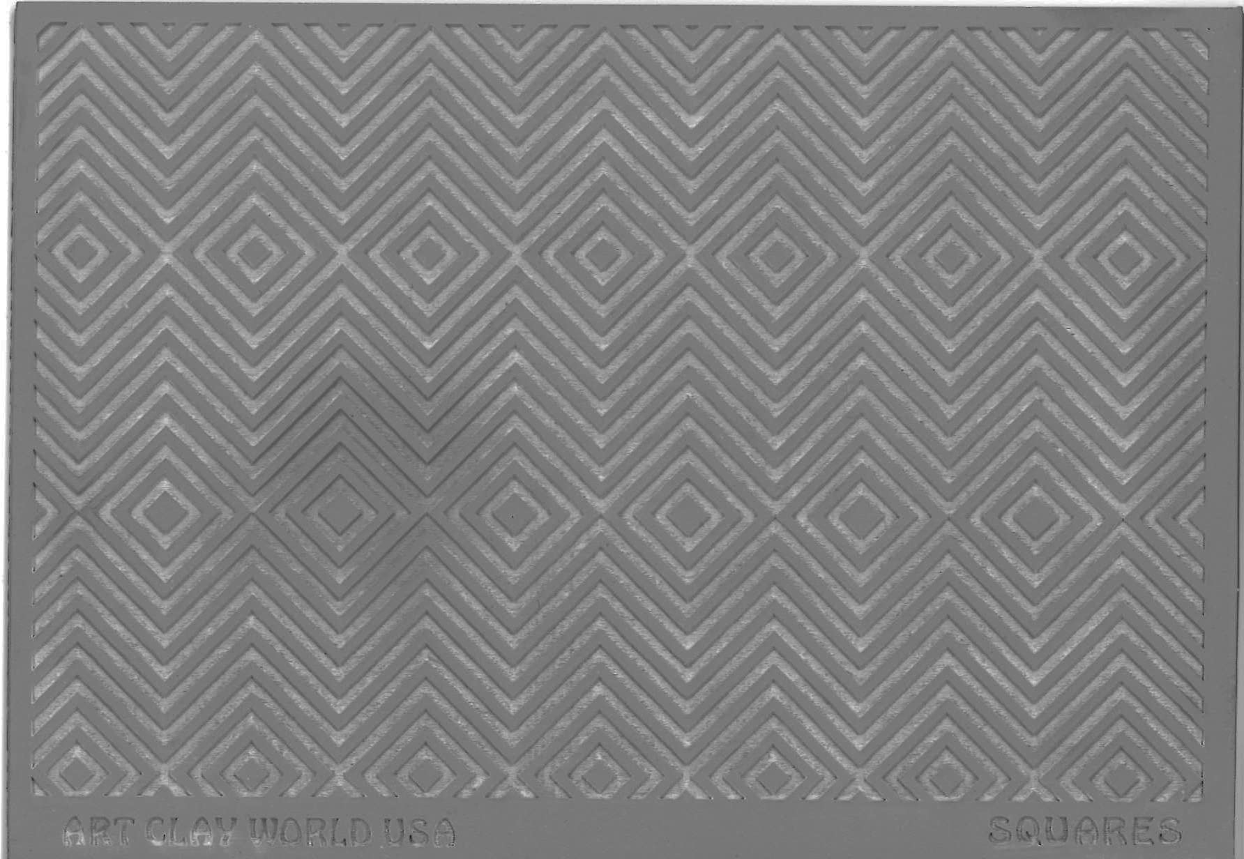 FlexiStamps Texture Sheet Squares Positive Design - 1 pc.