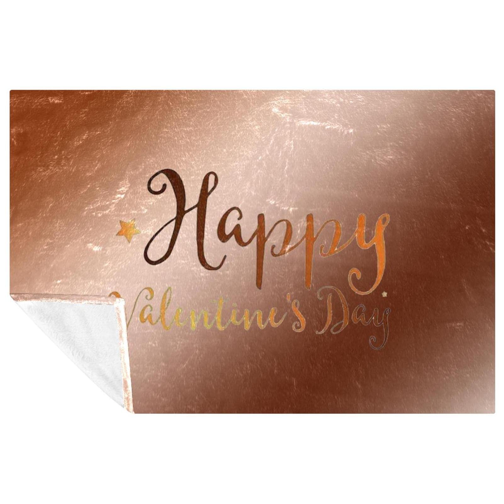 Couverture chaude Happy Lover Day, le cadeau idéal pour lit et camping