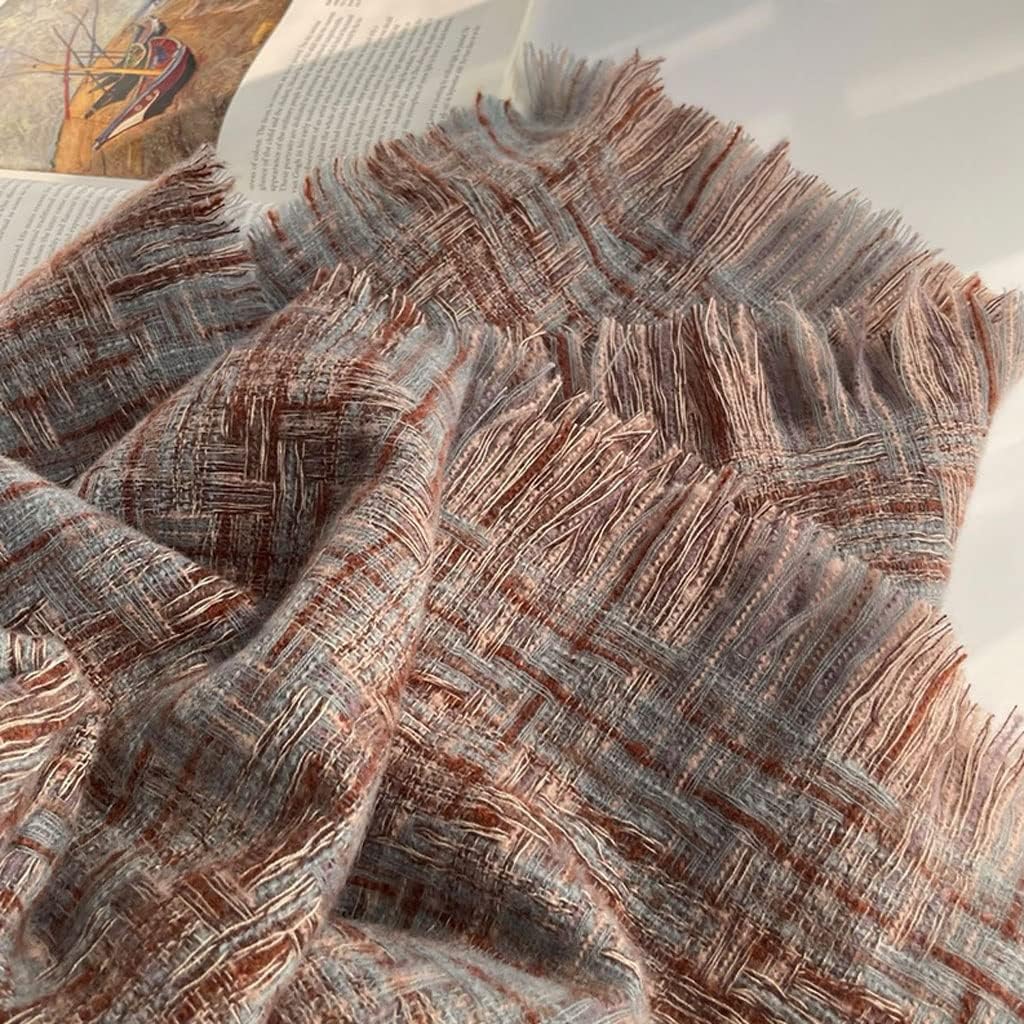 [PIPONS] ストールマフラー レディース秋冬 柔らかいポリエステルの綿のスカーフ快適で暖かい織りのスカーフファッションスカーフ