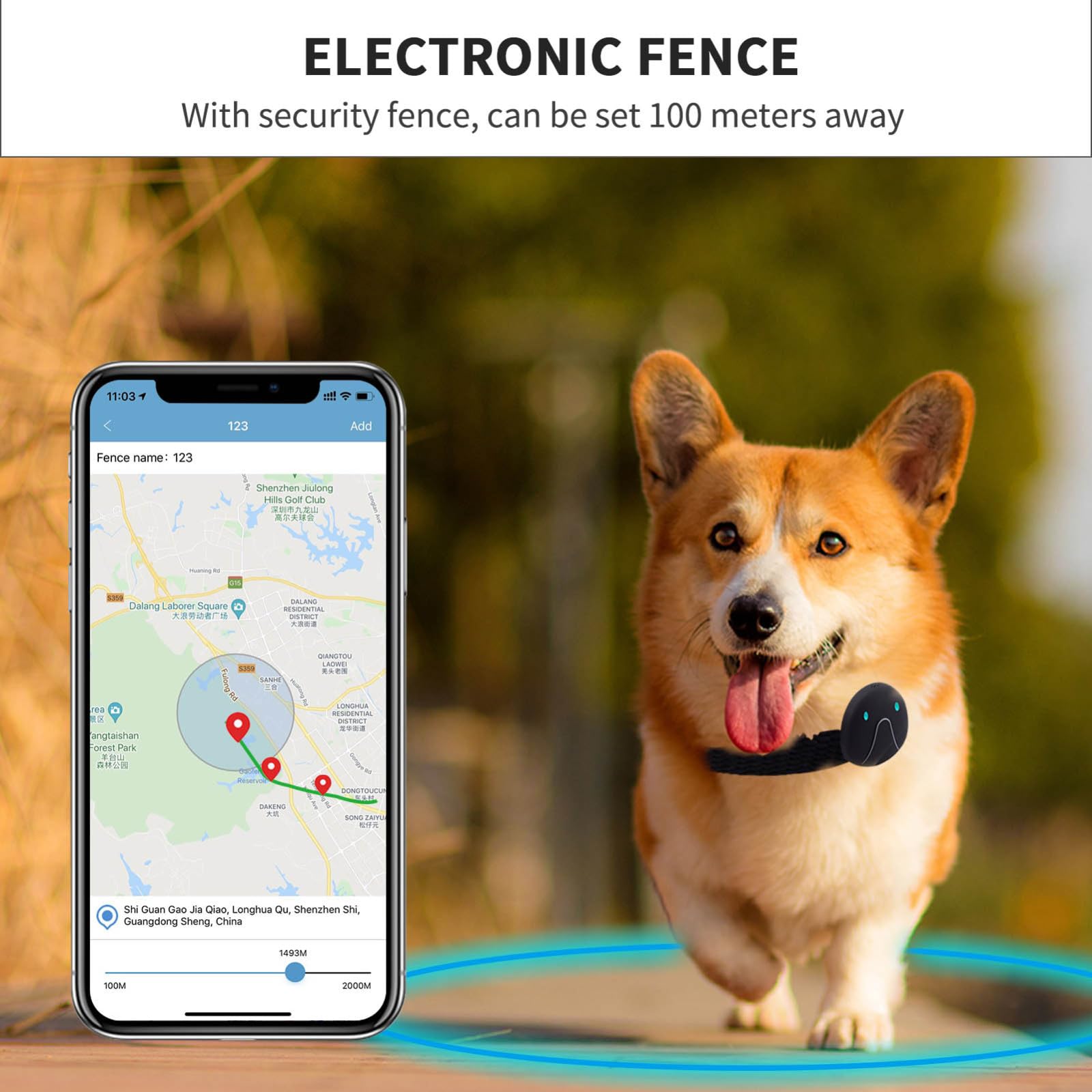 Rastreador GPS para mascotas, collar impermeable para perros con GPS, localizador de artículos, buscador de llaves, dispositivo de sensor inalámbrico antipérdida, dispositivo de seguimiento GPS para