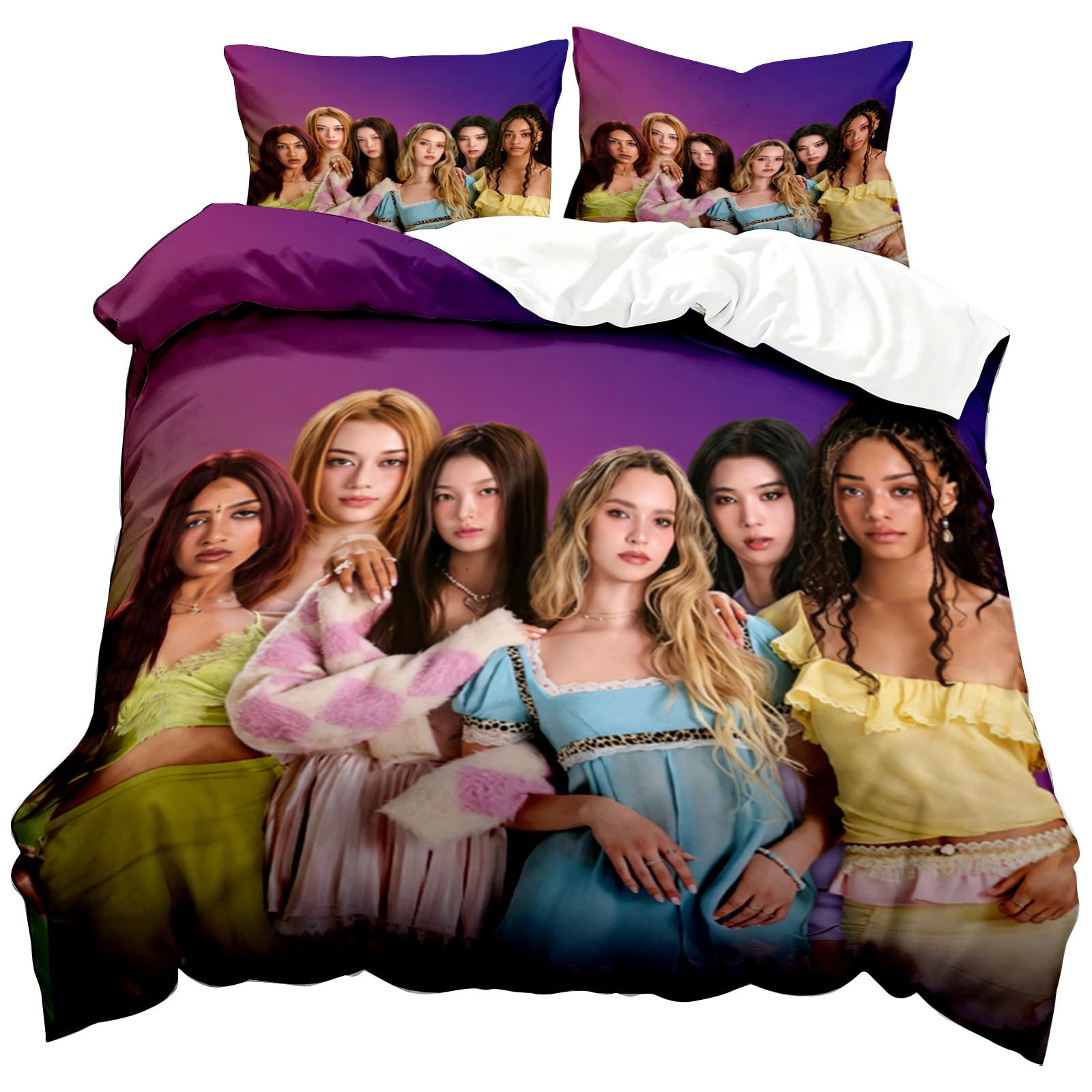 KierscDE Kaattseeye Single Duvet Cover Set, Kaattseeye Single Bedding Set