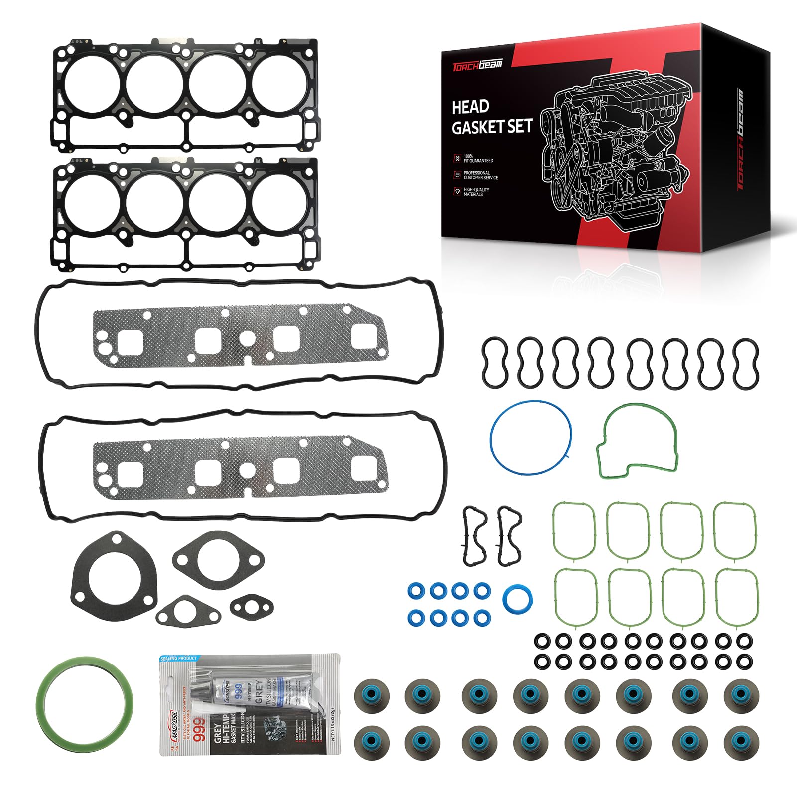 Torchbeam HS26284PT1 Head Gasket Set Fit for Dodge Ram 1500 2003-2008 5.7L