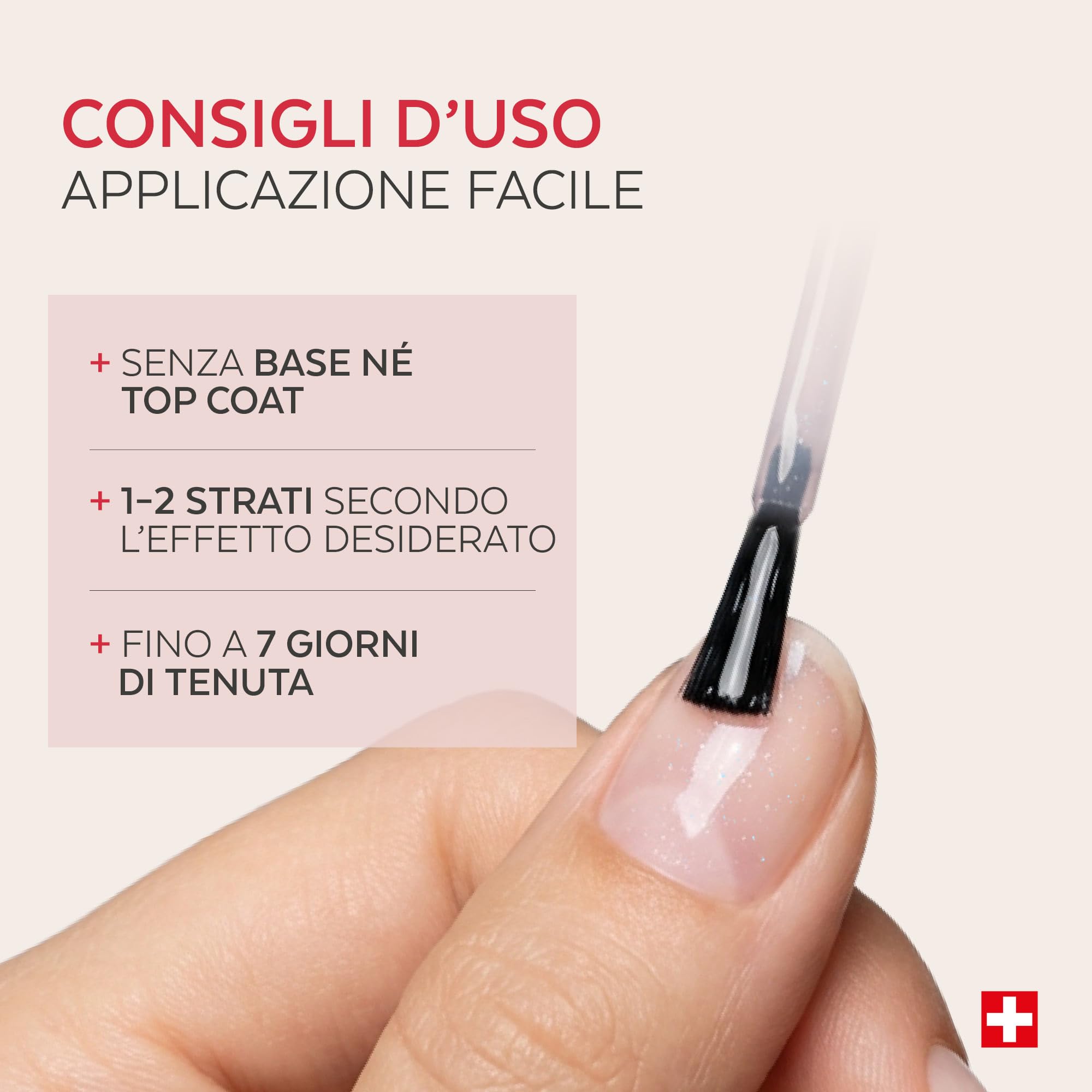 PODERM Smalto Trattamento Correttore & Perfezionatore – Booster di Luminosità | 8 ML – Ravviva Tonalità Rosa Naturale & Sublima la Brillantezza per Unghie Opaca | Sviluppato da un Podologo in Svizzera