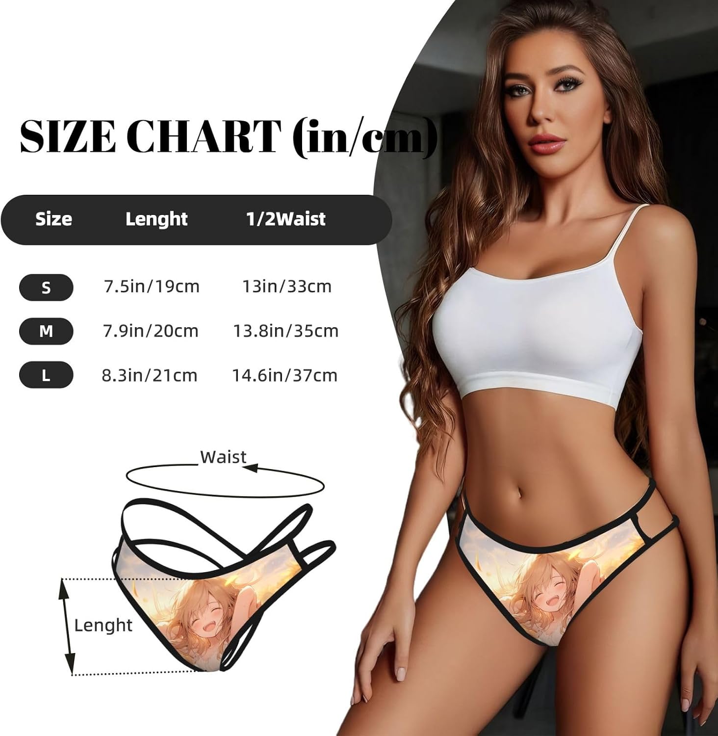 You Are My Sunshine Sunflower Print Sexy Underwear G String Thongs For Women Low Rise No Show Workout Panties For Sports And Yoga Black