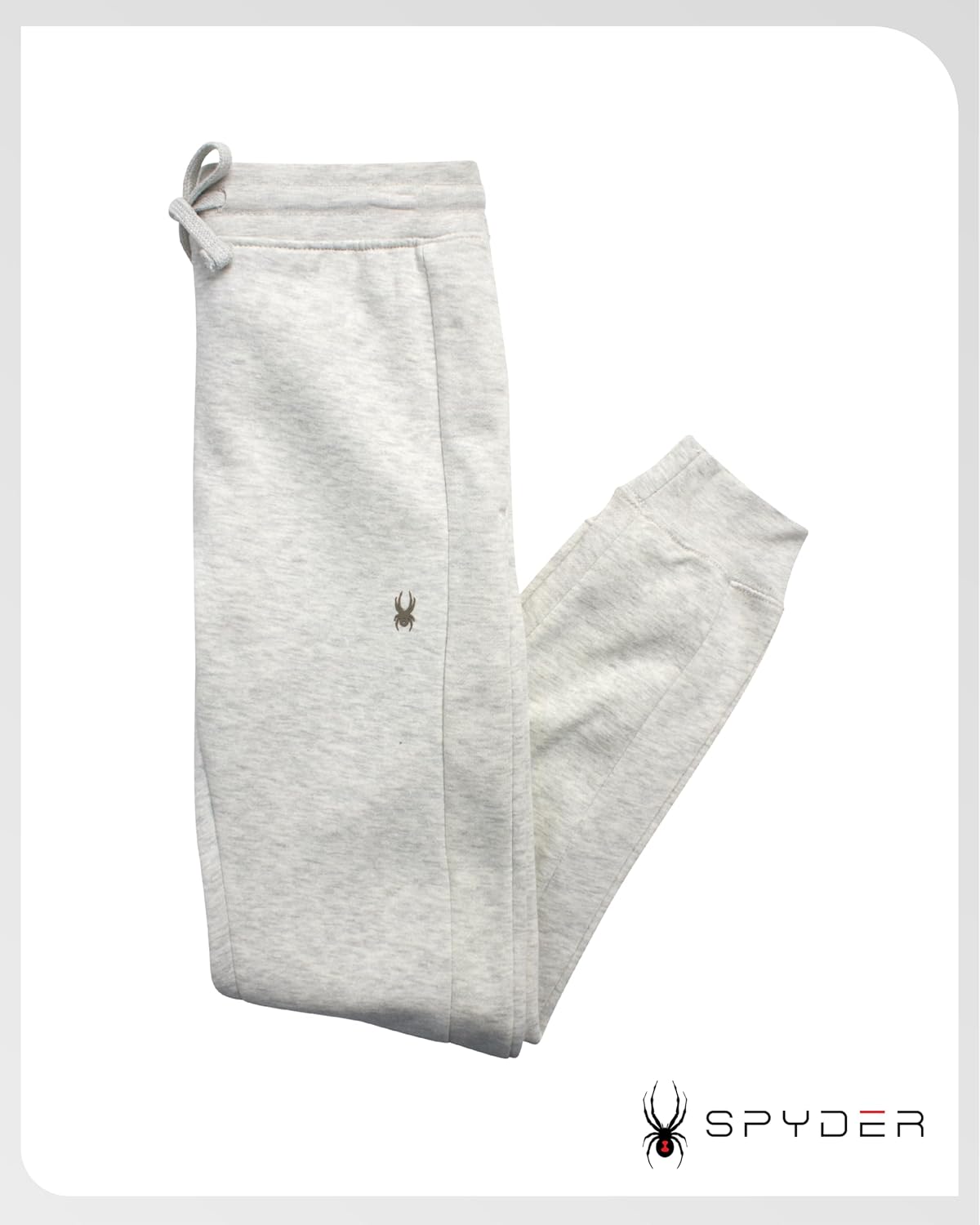 Spyder Womens Jogger Pants - Slim Fit Athletic Sweatpants Women - High Waisted Soft Brushed Fleece Joggers for Women - Image 5