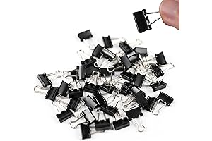 Micro-Sized Mastery: 40Pcs Mini Binder Clips for Precision Office Organization